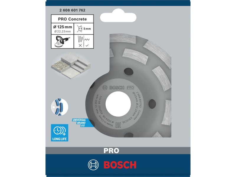 Lončasti brus Bosch PRO Concrete, 2608601762